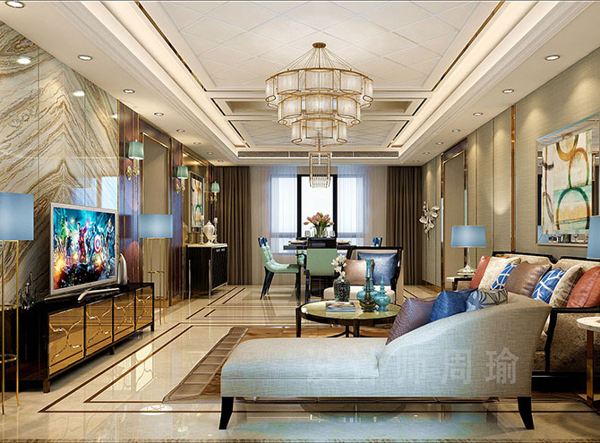 鸡巴插的噗嗤噗嗤的视频世纪江尚三室两厅168平装修设计效果欣赏